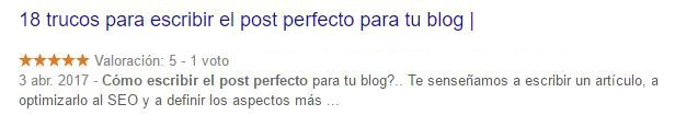 Metadescripción cortada