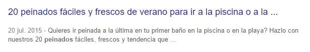 Título cortado en post