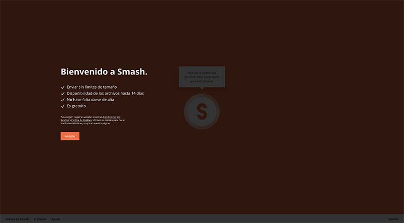 Smash compartir archivos grandes