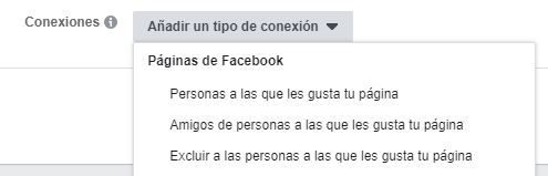 Conexión página de Facebook