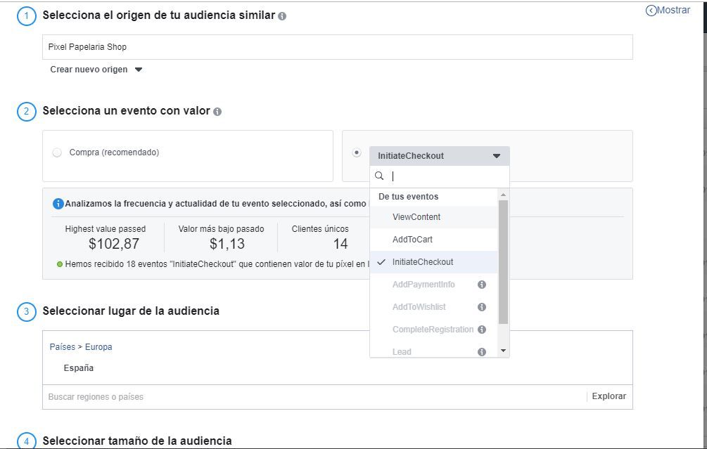 Eventos para público similar