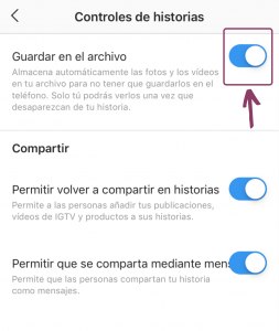 Guardar en el archivo