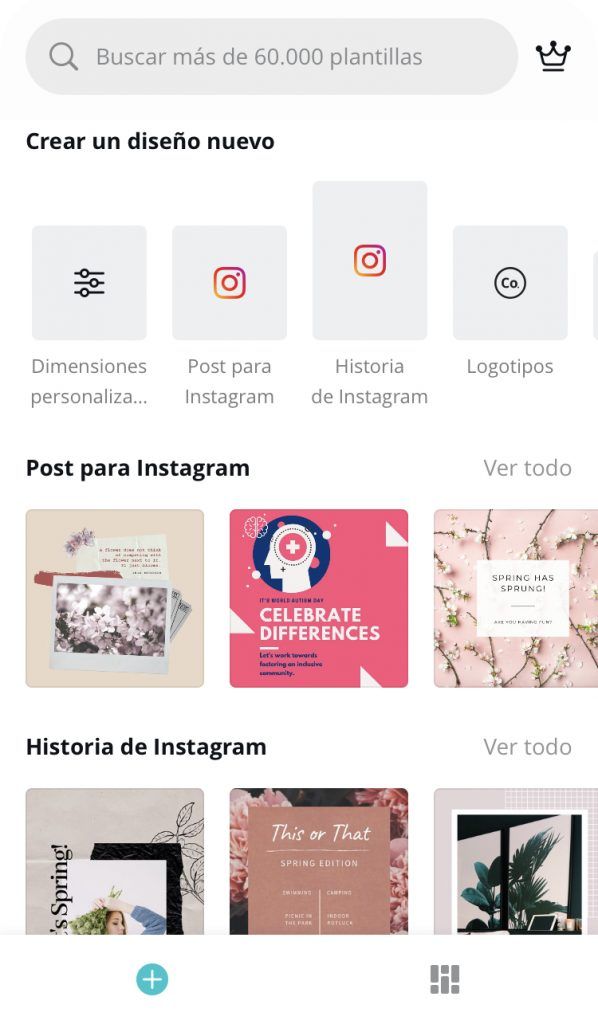 Canva para Instagram