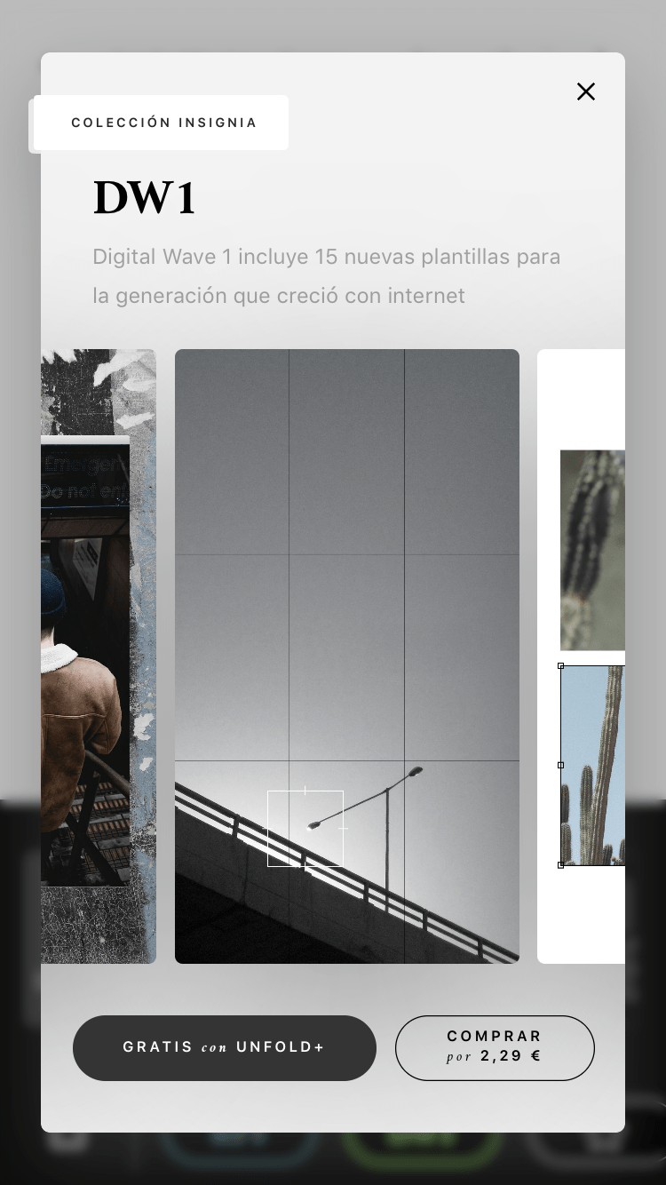 Packs de plantillas de pago Unfold