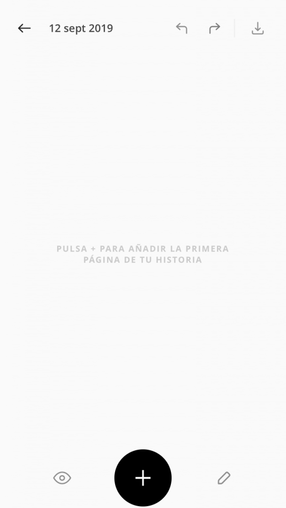 Añadir páginas en Unfold