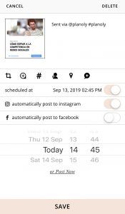 Planoly para Instagram