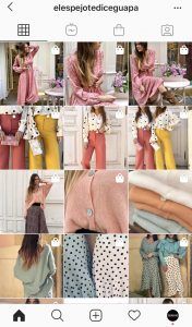 Perfil Instagram productos etiquetados
