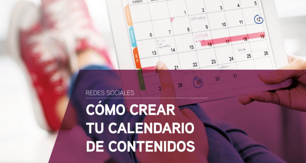 como crear calendario contenidos
