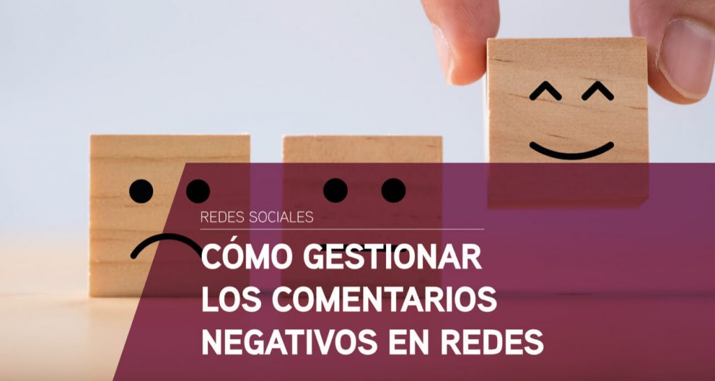 gestionar comentarios negativos redes sociales