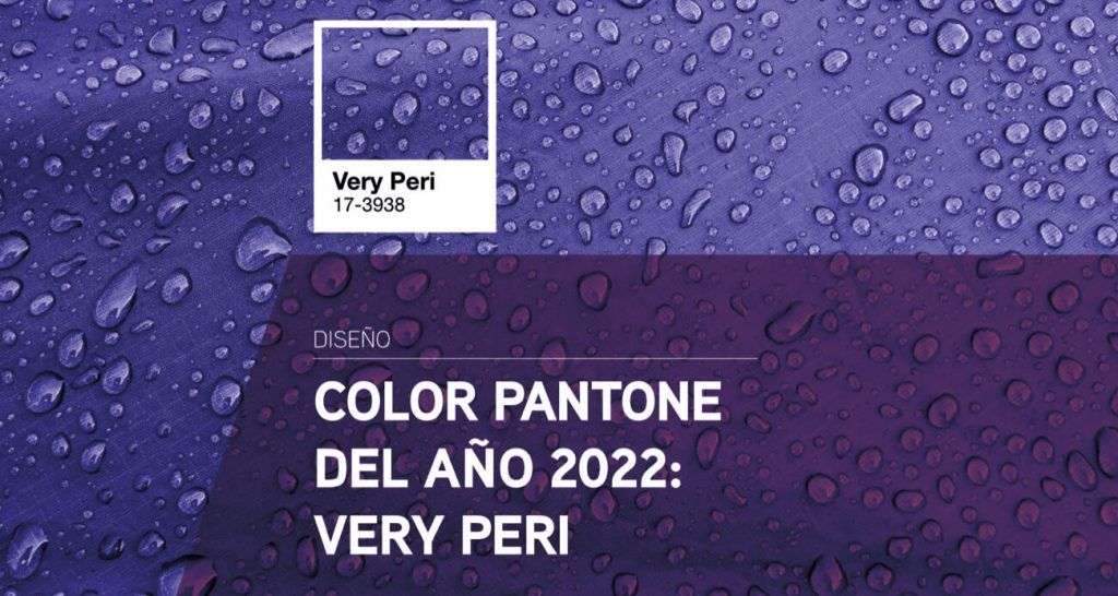 color pantone año 2022 very peri
