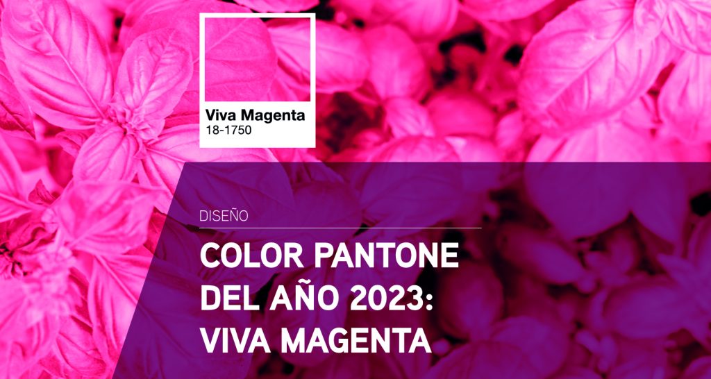 Color Pantone año 2023 Viva Magenta